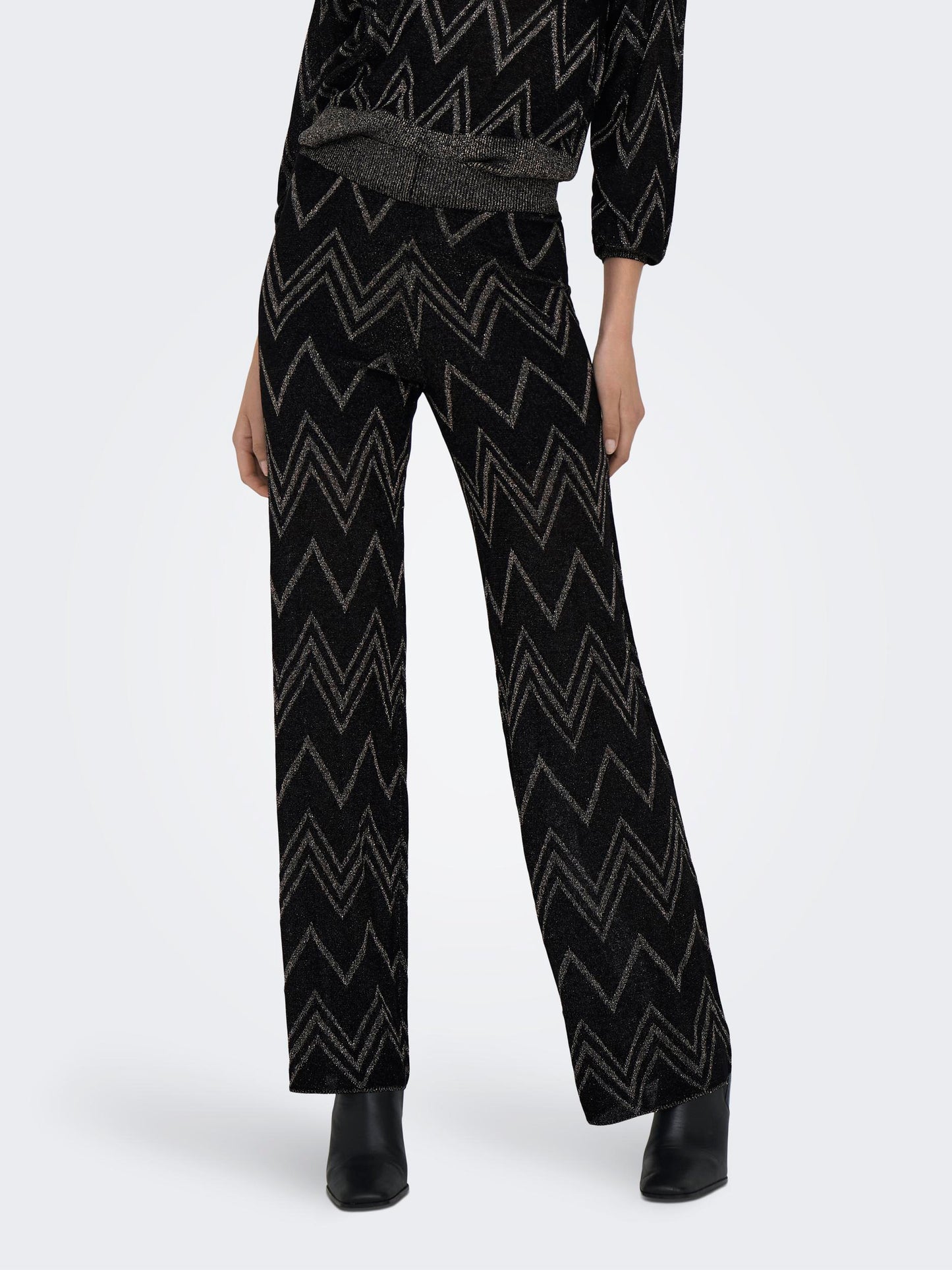 Only - Pantalone donna | onlnicole life glitter pants knt