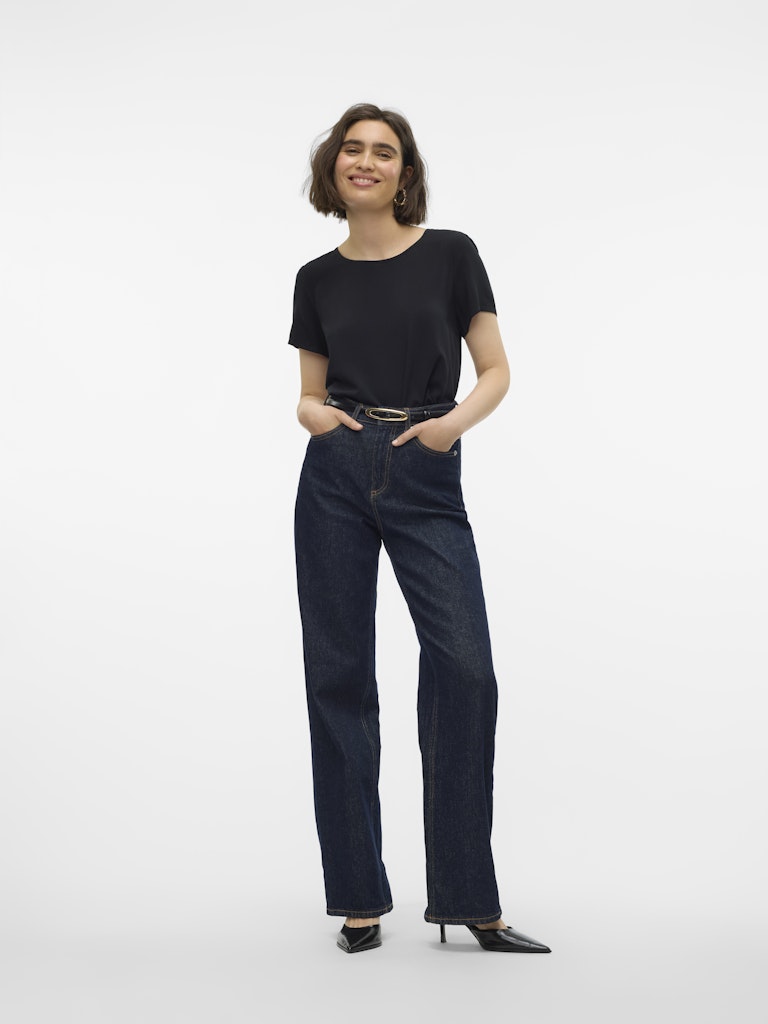 Vero Moda - T-shirt - Donna | vmeasy joy s/s top wvn ga