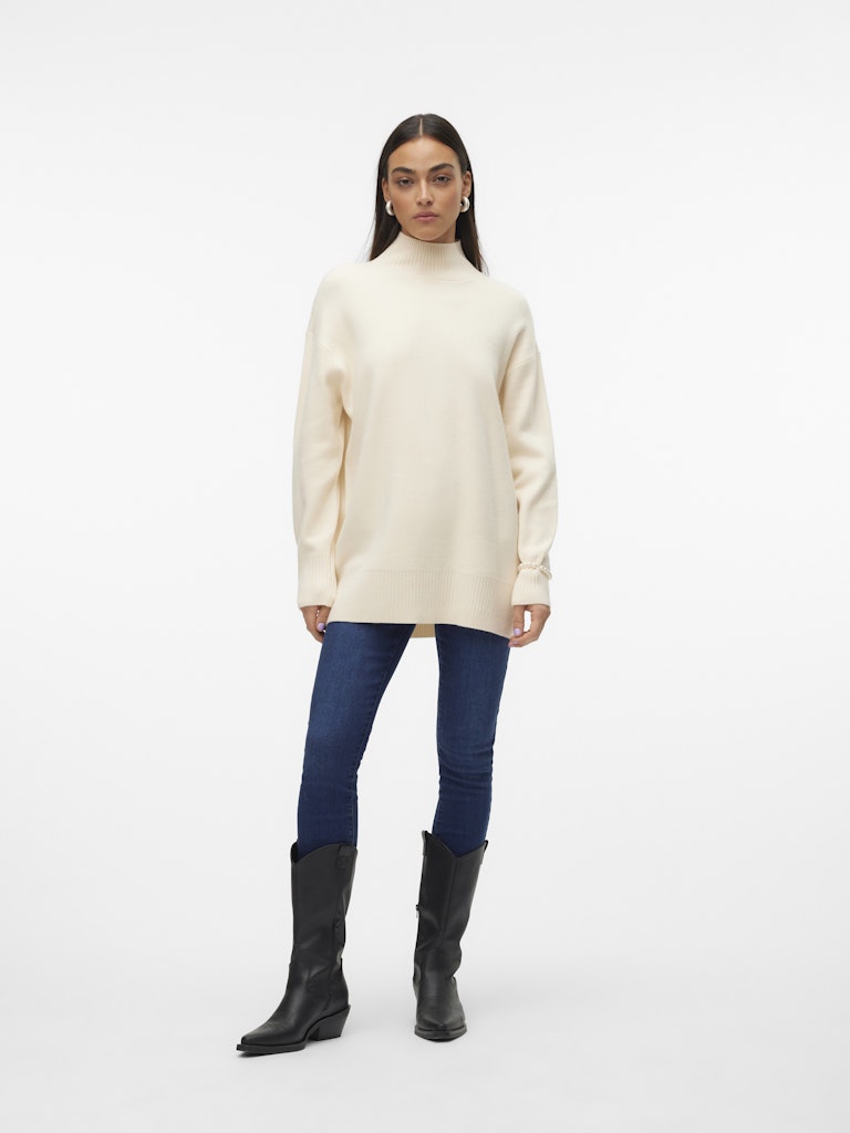 Vero Moda - Pullover - Donna | vmgold ls highneck pullover ga