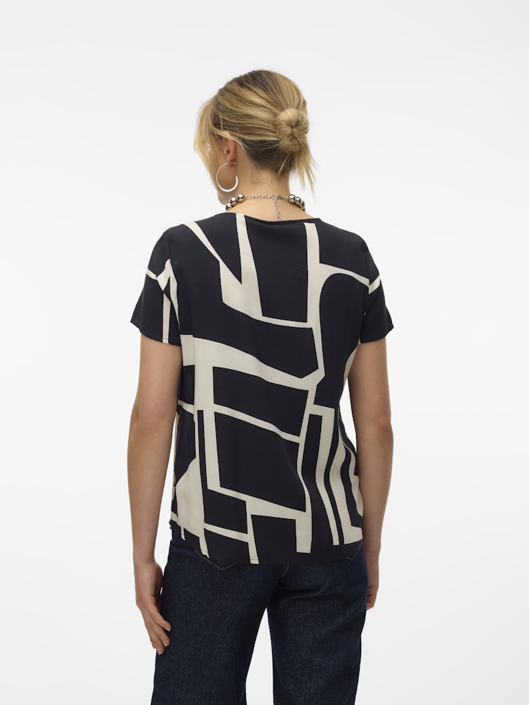 Vero Moda - T-shirt - Donna | vmeasy joy s/s top wvn ga
