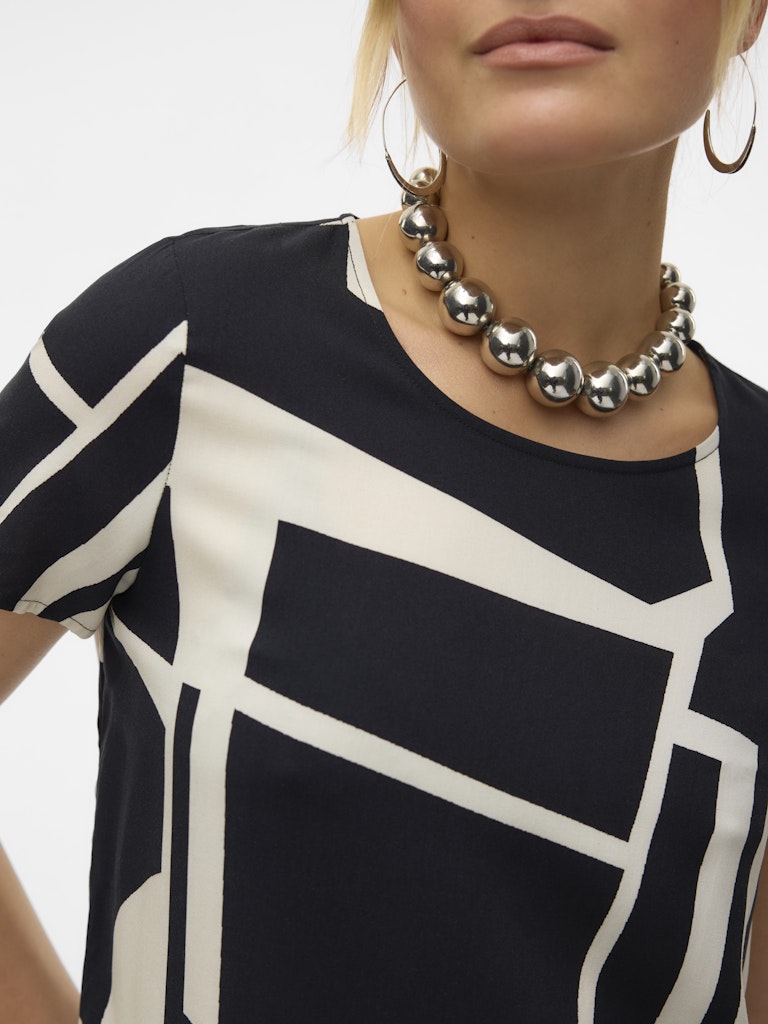 Vero Moda - T-shirt - Donna | vmeasy joy s/s top wvn ga