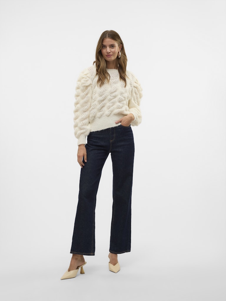 Vero Moda - Pullover - Donna | vmeileen ls o-neck short pullover ga