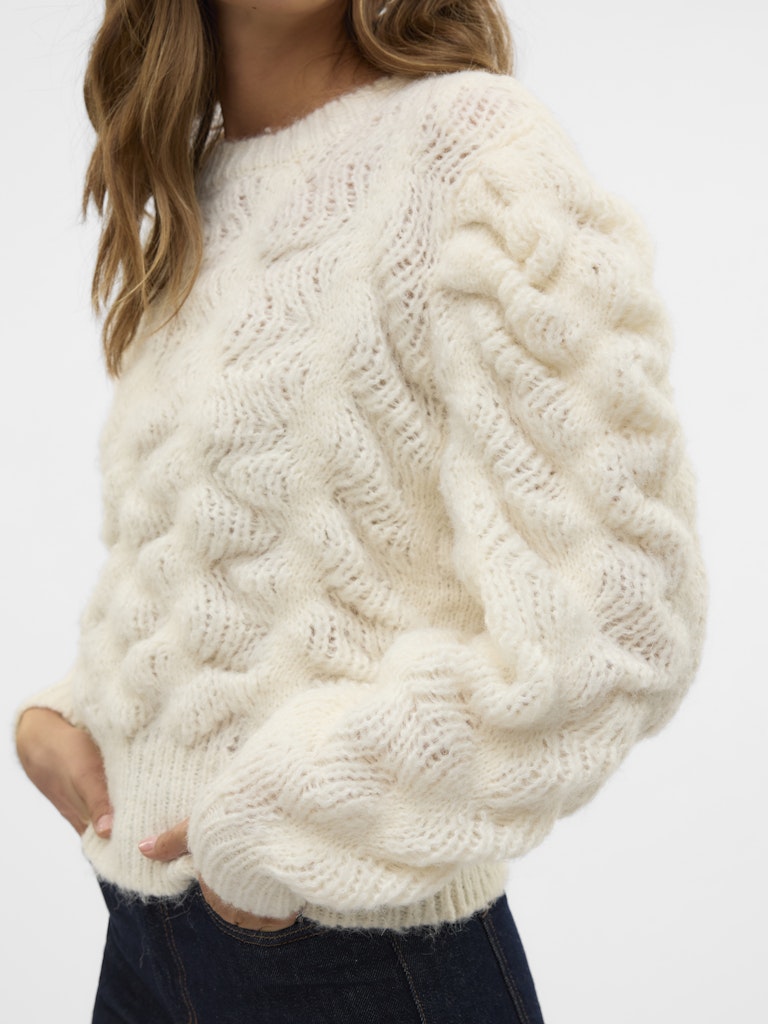 Vero Moda - Pullover - Donna | vmeileen ls o-neck short pullover ga