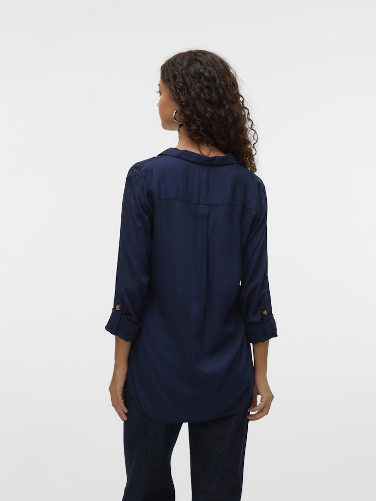 Vero Moda - Camicia - Donna | vmbumpy l/s shirt new wvn ga noos