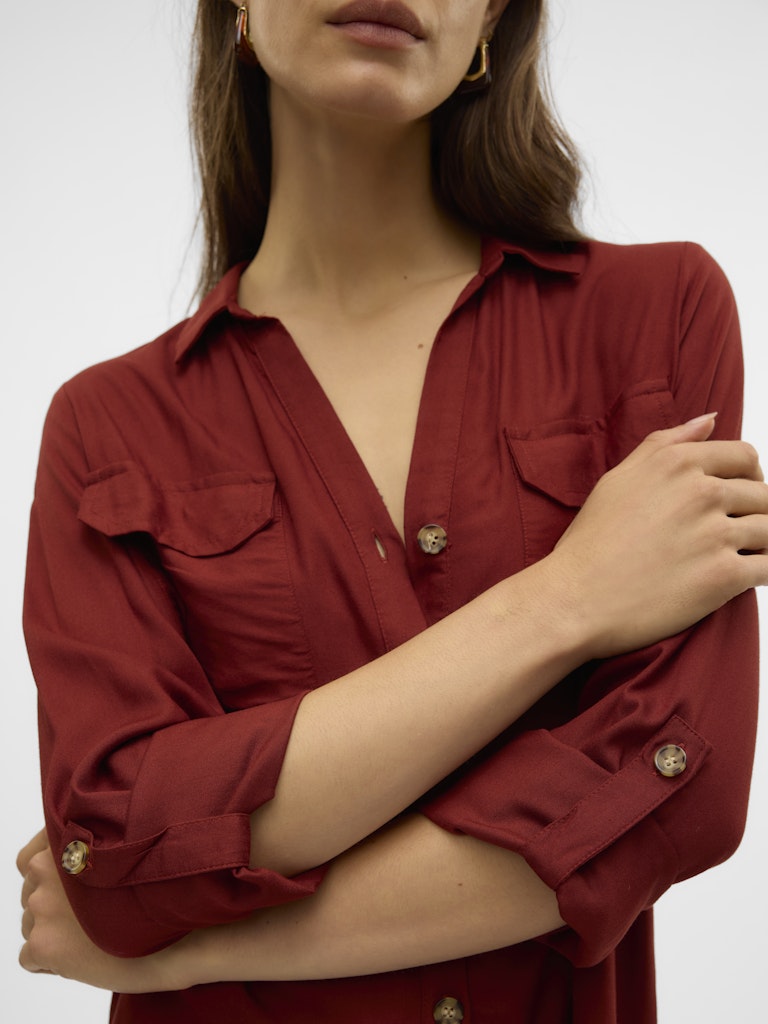 Vero Moda - Camicia - Donna | vmbumpy l/s shirt new wvn ga noos