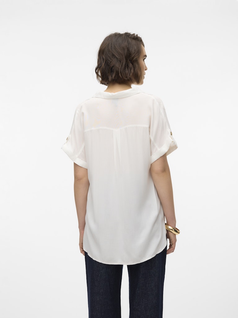 Vero Moda - Camicia - Donna | vmbumpy ss shirt wvn ga noos