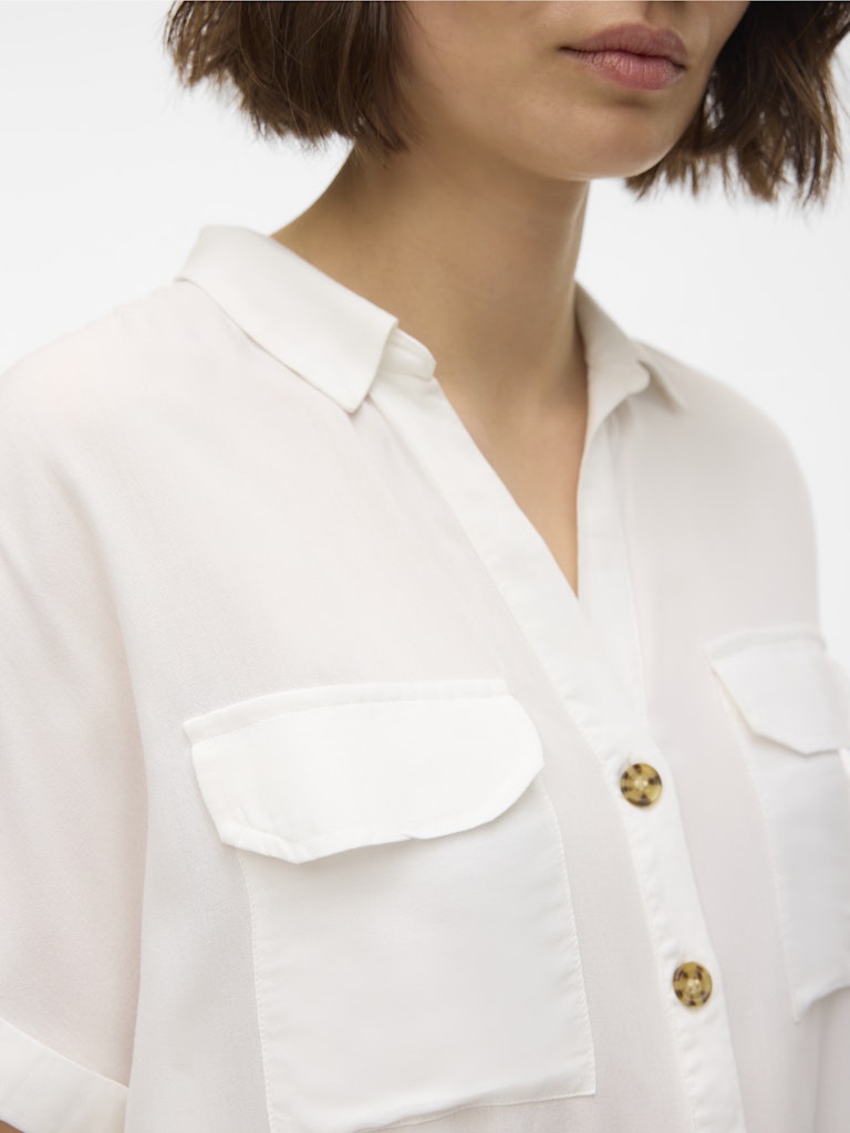 Vero Moda - Camicia - Donna | vmbumpy ss shirt wvn ga noos