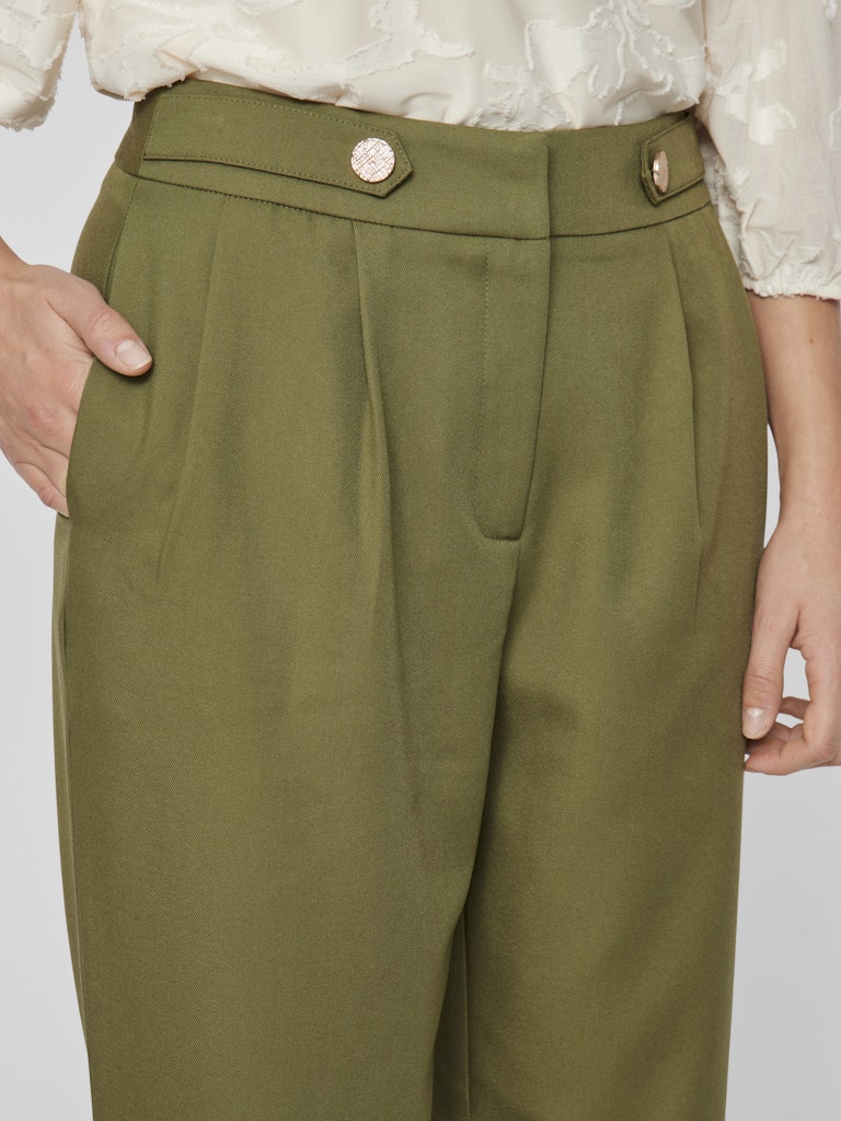 Vila - Pantalone - Donna | vielina hw button regular fit pants