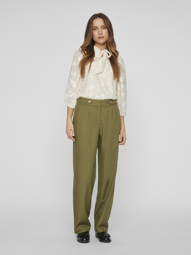 Vila - Pantalone - Donna | vielina hw button regular fit pants