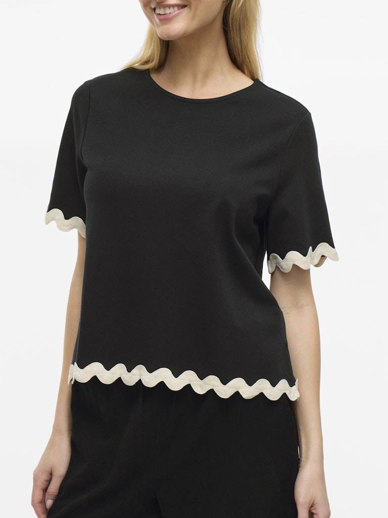 Vila - Top - Donna | vicalisa o-neck 2/4 top