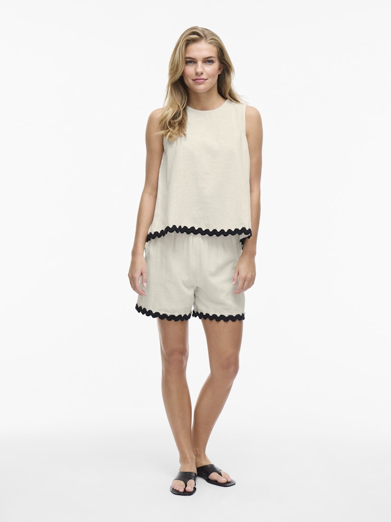 Vila - Top - Donna | vimanda wavy o-neck s/l top