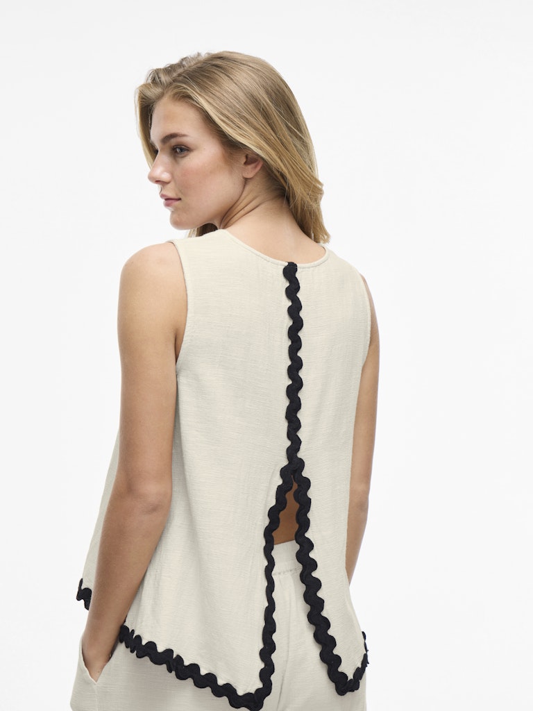 Vila - Top - Donna | vimanda wavy o-neck s/l top