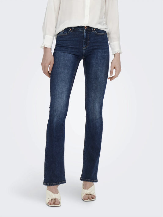 Jeans Stretch Blush Mid Flared Denim Tai021 Noos Only
