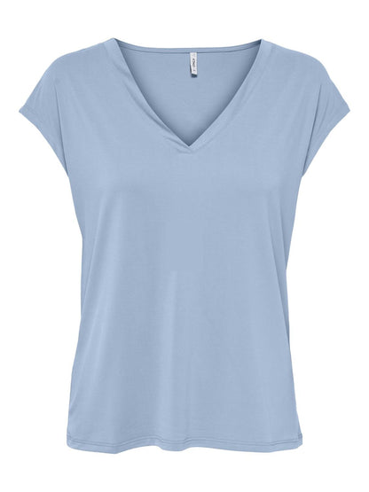 Only - T-shirt - Donna | onlfree life s/s mod.v-neck top jrs noos