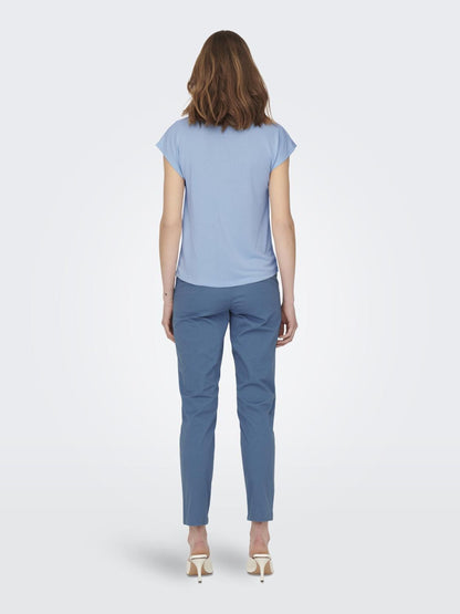 Only - T-shirt - Donna | onlfree life s/s mod.v-neck top jrs noos
