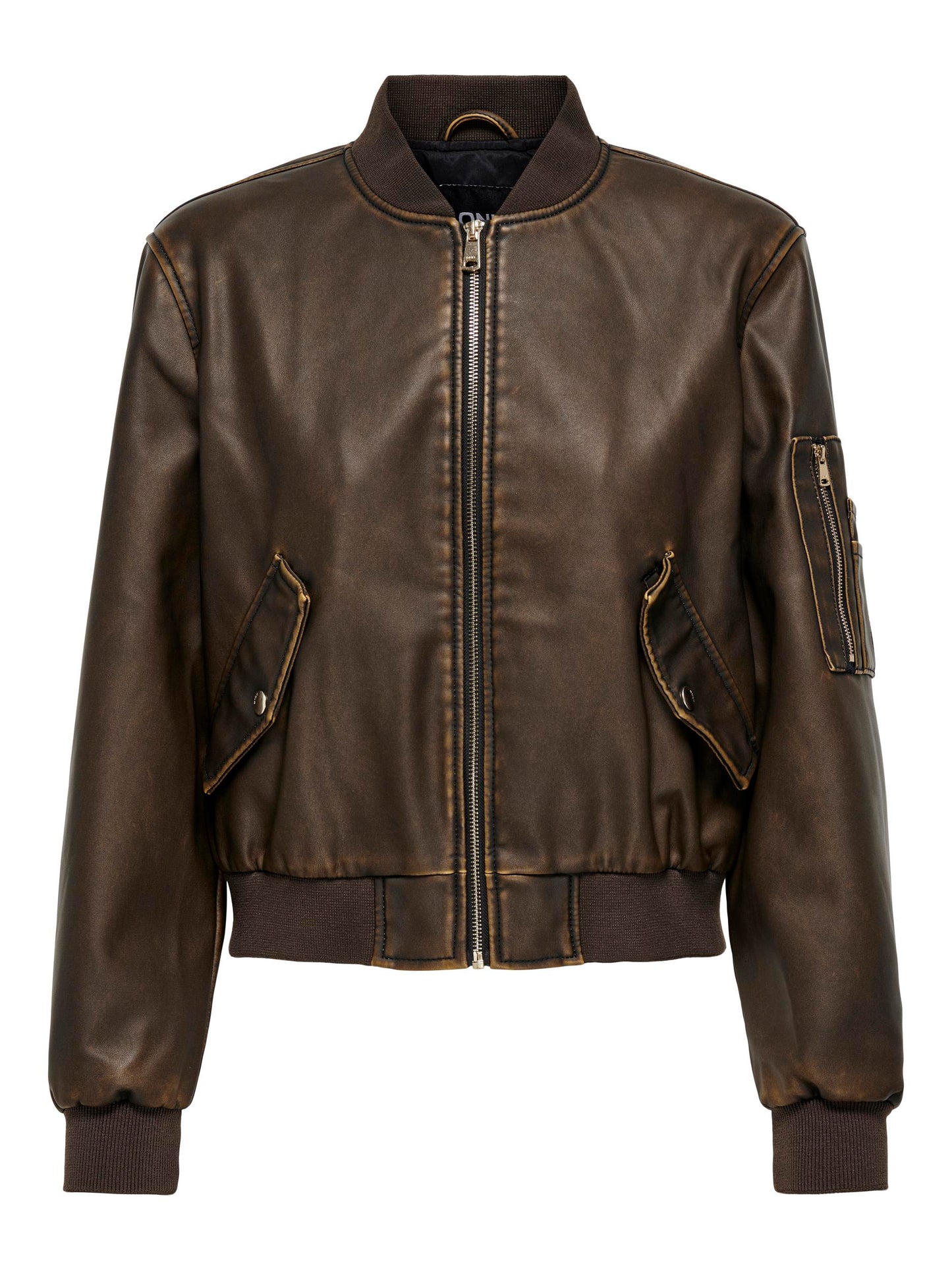 ONLHALLI FAUX LEATHER BOMBER CC OTW