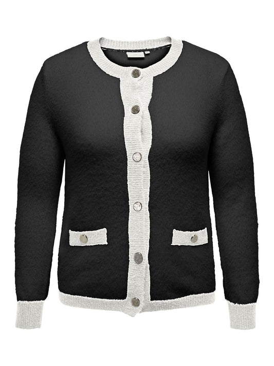 CARLADY LS O-NECK CARDIGAN KNT