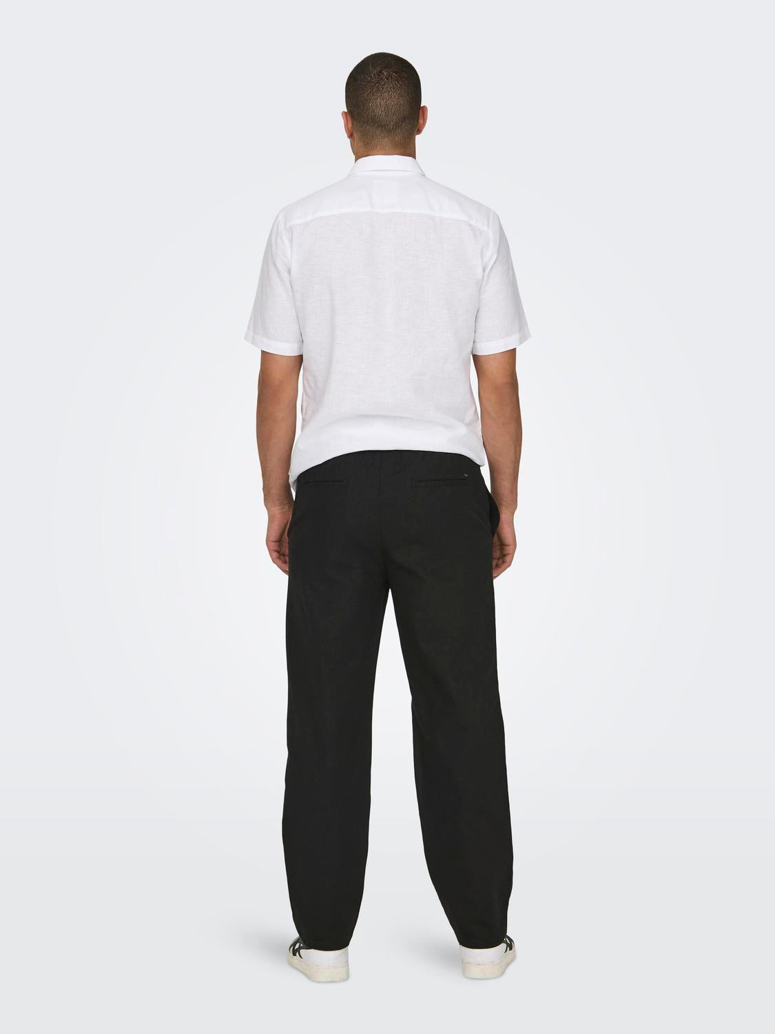 Only & Sons - Uomo - T-shirt | onssinus loose 0007 cot lin pant noos