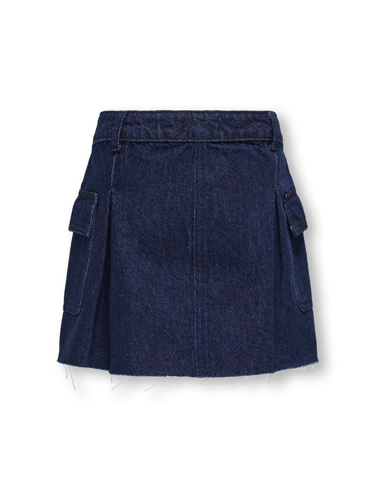 KOGCLEO PLEATED DNM CARGO SKIRT AZG