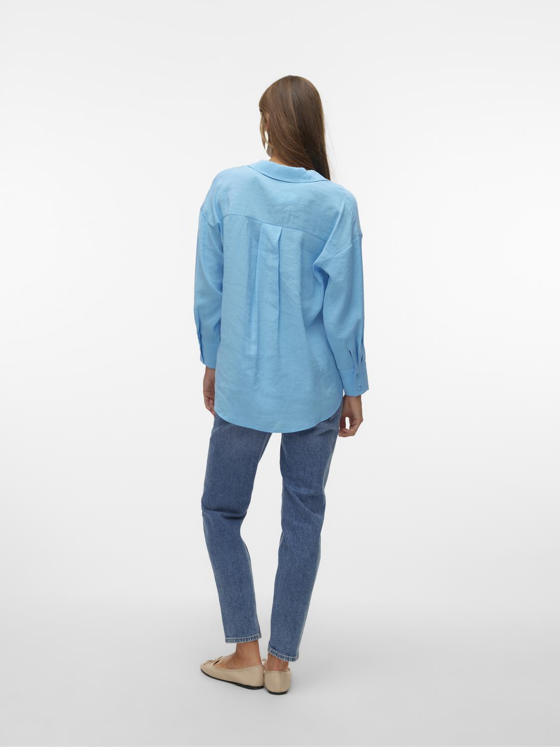 VMQUEENY LS OVERSIZE SHIRT WVN GA NOOS