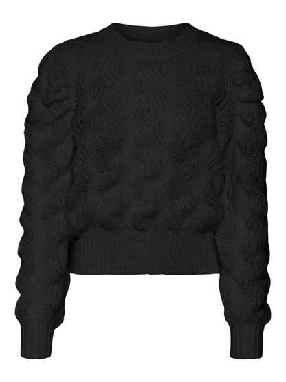 Vero Moda - Pullover - Donna | vmeileen ls o-neck short pullover ga