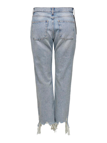Only - Jeans - Donna | onlgrand hw kick flare rw red dnm dot