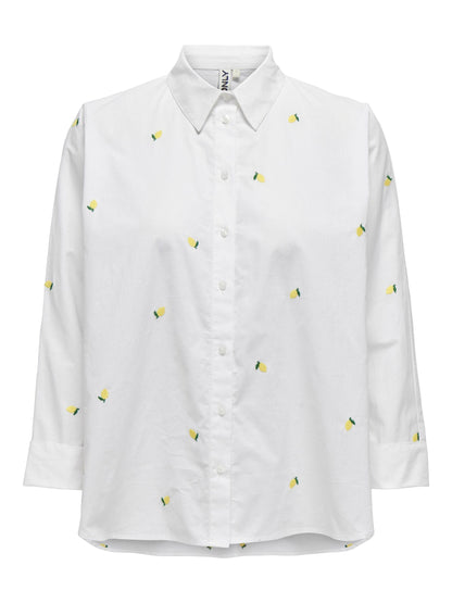 Only - Camicia - Donna | onlnew lina grace ls emb shirt noos wvn