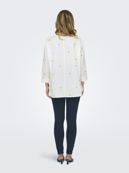 Only - Camicia - Donna | onlnew lina grace ls emb shirt noos wvn