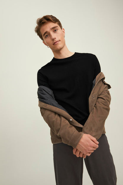 Felpa Jprblabushwick Merino Knit Crew Neck Ln Jack&Jones