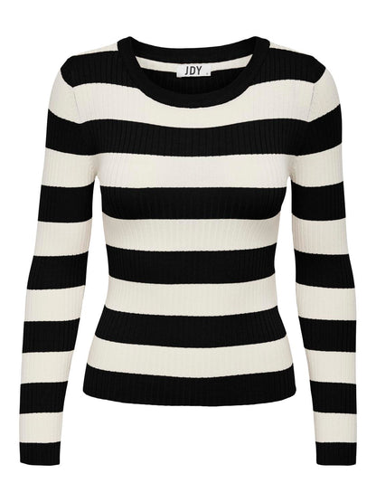 JDY - Pullover - Donna | jdyplum l/s o-neck stripe pull. knt noos