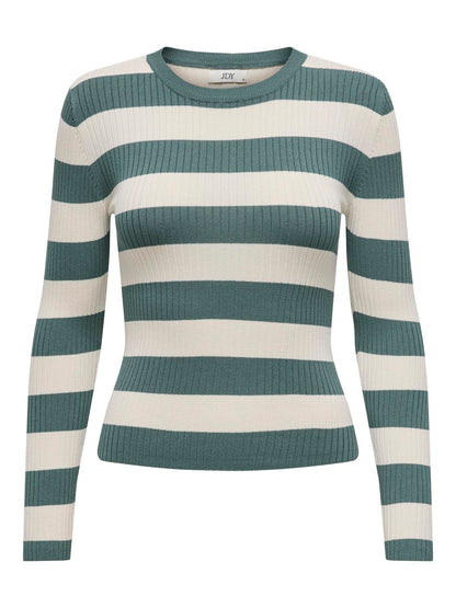 JDY - Pullover - Donna | jdyplum l/s o-neck stripe pull. knt noos