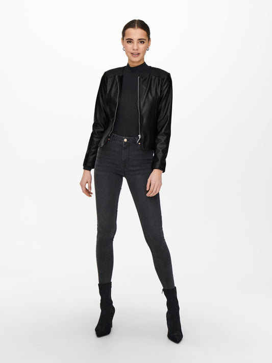 Only - Giubbino - Donna | onlsaramy faux leather jacket cc otw