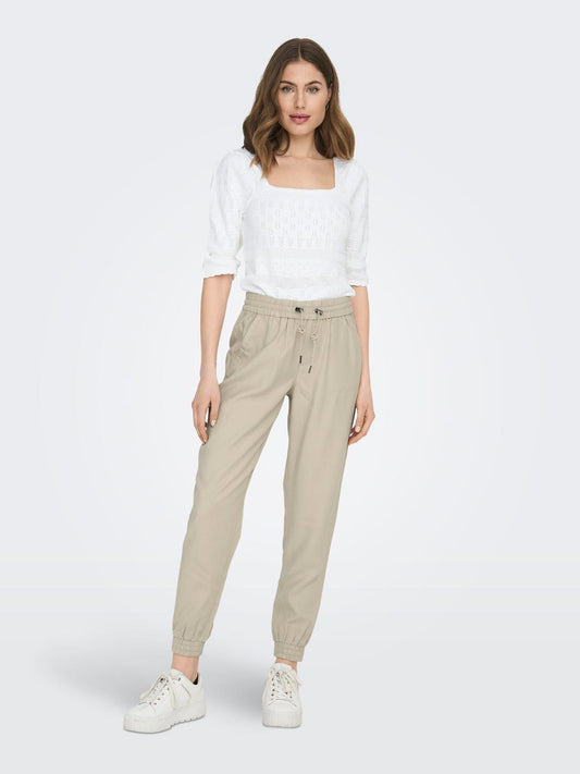 Only - Pantalone - Donna | onlkelda-emery mw pull-up pants pnt noos