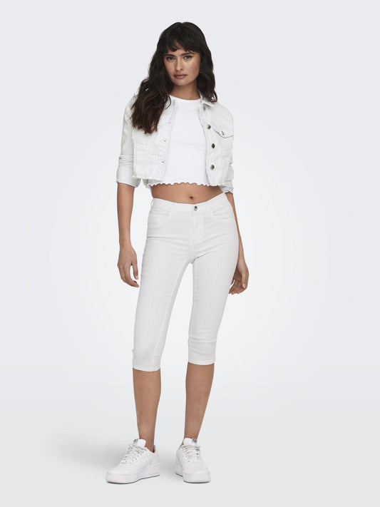 Only - Giubbino - Donna | onlwonder ls cropped dnm jacket gua noos