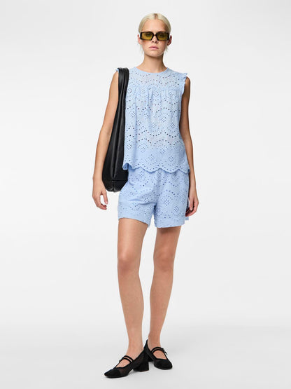 Pieces - Blusa - Donna | pcvilde sl top wvn noos