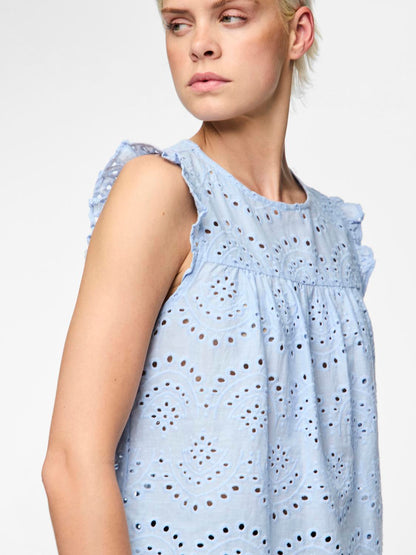 Pieces - Blusa - Donna | pcvilde sl top wvn noos