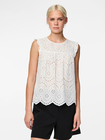 Pieces - Blusa - Donna | pcvilde sl top wvn noos