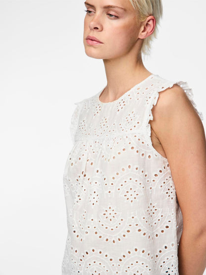 Pieces - Blusa - Donna | pcvilde sl top wvn noos