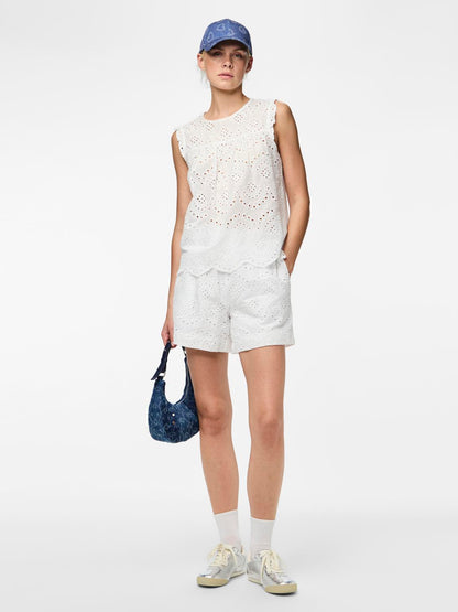 Pieces - Blusa - Donna | pcvilde sl top wvn noos