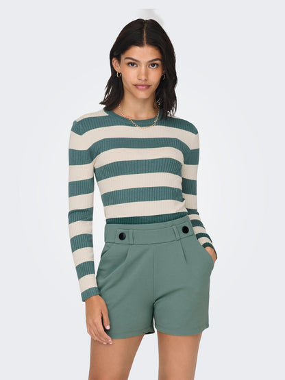 JDY - Pullover - Donna | jdyplum l/s o-neck stripe pull. knt noos