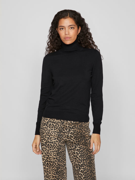 Vila - Pullover - Donna | vicomfy l/s roll-neck pullover top/pb