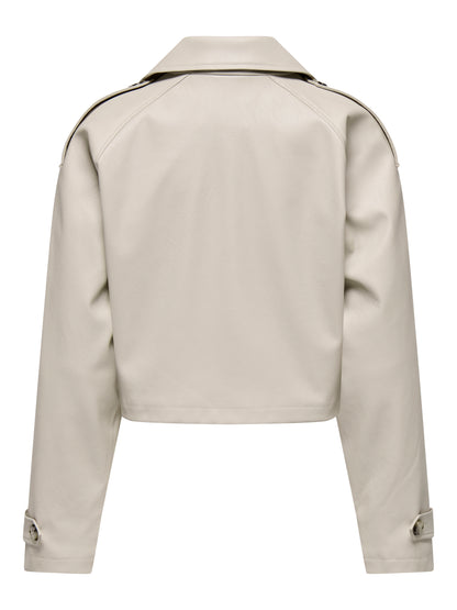 Only - Trench corto - Donna | onlamia faux leather jacket cc otw