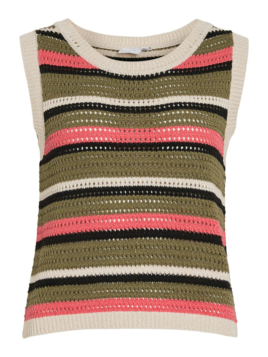 Vila - Top - Donna | vidulipa o-neck s/l glitter knit top