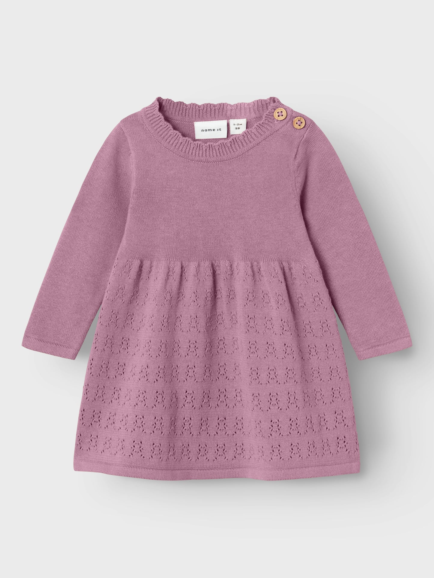 NBFOSILLA LS KNIT DRESS