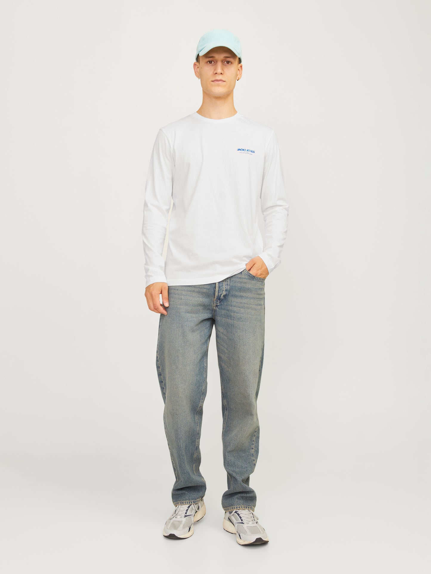 JJALVIS TEE LS CREW NECK