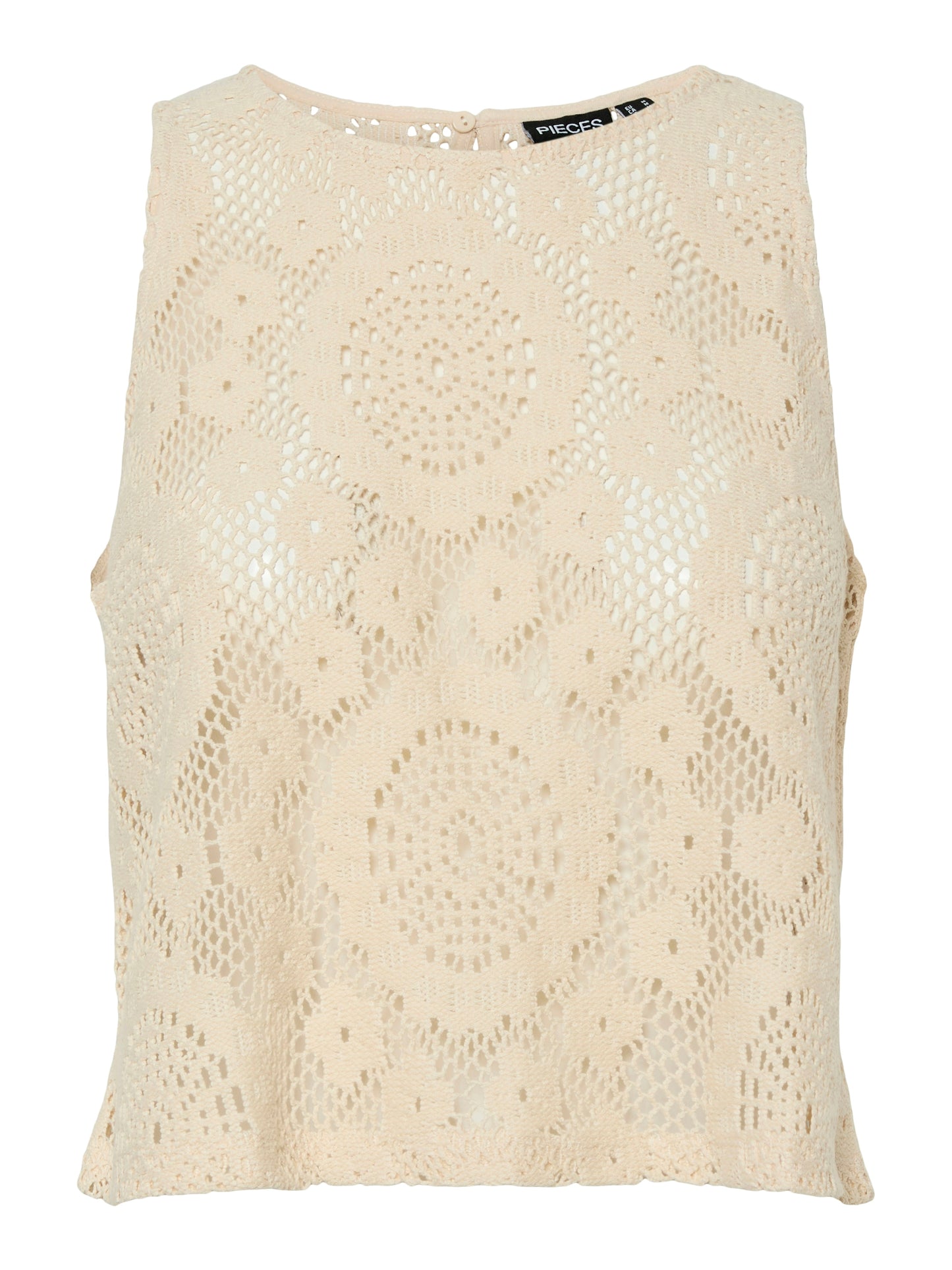 Pieces - Top crochet |PCLAMBI SL CROCHET TOP WVN BC