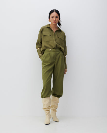 Vila - Pantalone - Donna | vielina hw button regular fit pants