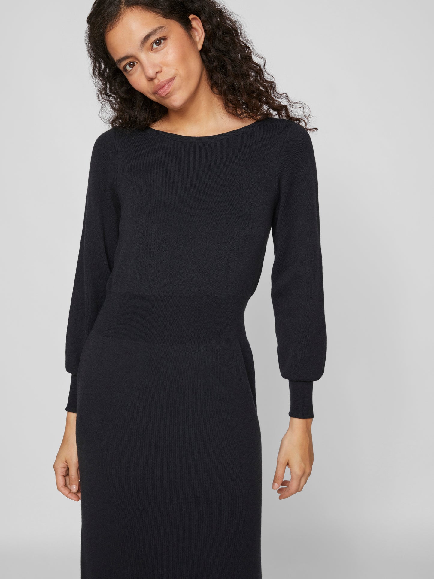 VIMARLA BOATNECK LONG Pullover DRESS/R