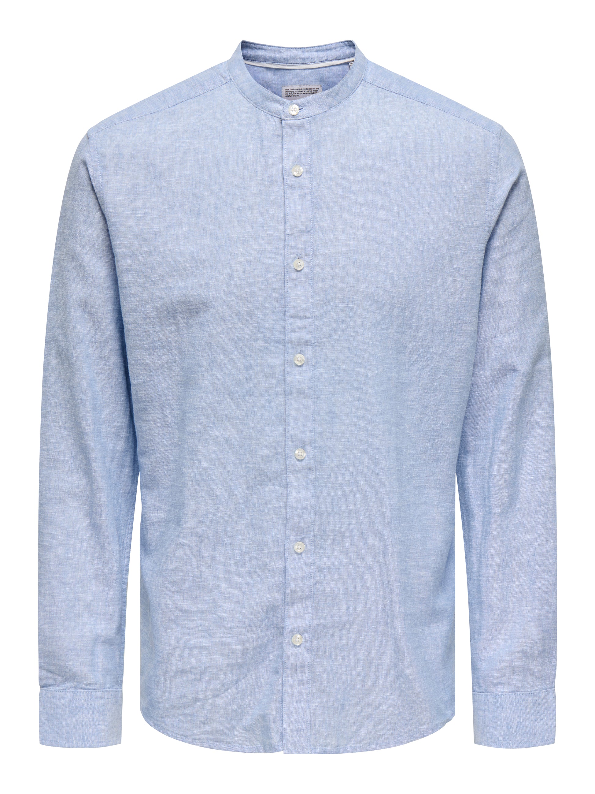 Only & Sons - Uomo - Camicia | onscaiden ls solid linen mao shirt noos