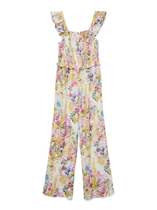 Vero Moda - Tuta jumpsuit | VMDICTHE S/L FRILL JUMPSUIT WVN GA